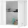 BASIC by Balculina Hängeschrank weiß Kunststoff, 1 Fächer, 76x71x23 cm (B/H/T)
