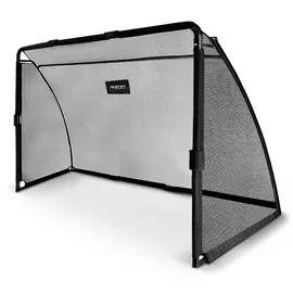 Neo-Sport Fußballtor Schwarz 300 x 200 x 90 cm NS-497