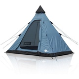 yourGEAR your GEAR Zelt Lido 290 3 Personen, Campingzelt mit eingenähtem Boden, Insektenschutz und Stehhöhe, Pyramidenzelt mit UV 50+ Sonnenschutz, Festivalzelt 5000 mm Wassersäule