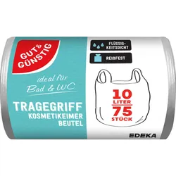 GUT&GÜNSTIG Kosmetikbeutel 10,0 l transparent