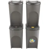 Prosperplast Sortibox 4x35 l Grau