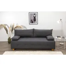 Collection AB Schlafsofa Polyester 2-Sitzer Grau