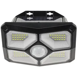 ChiliTec LED Solar Wandleuchte 'SWL 722' PIR Bewegungsmelder, 72 LEDs, IP65 - Weiß
