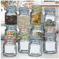 Cepewa Bügelglas 12er Set Einmachglas Gewürzglas Aufbewahrungsglas 100ml Fassungsvermögen