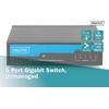 DN-800 Desktop Gigabit Switch, Unmanaged