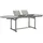 deluke Garten-Esstisch VEGO 160-240 x 100 x 75 cm Grau