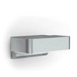 Steinel L 800 S iHF Sensor LED Wandleuchte, 7,5 W 466 lm, 160° Bewegungssensor 5 m Reichweite Silber