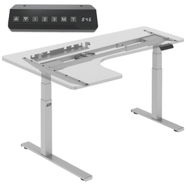 Ergo Office Tischgestell für Büro Eckschreibtisch-Gestell Elektrisch