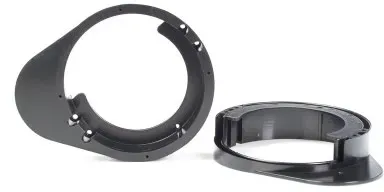  Lautsprecherringe FORD Escort Orion ab 1990-01 165mm Türen vorn und Seiten hi... 