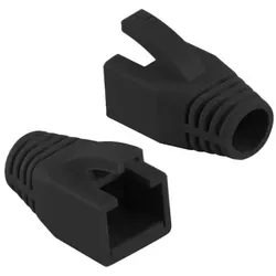 MicroConnect Strain Relief Boot Cat7 cables upto Black