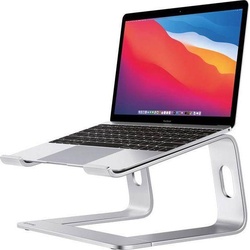 Crong CRG-ALUBN-SLV laptop support, Notebook Ständer, Grau