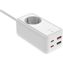 FIXED Ladestreifen s 2x USB-C 2x USB GaN III PD 65W 3m bílý
