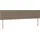 vidaXL Boxspringbett mit Matratze Taupe 180x200 cm Stoff