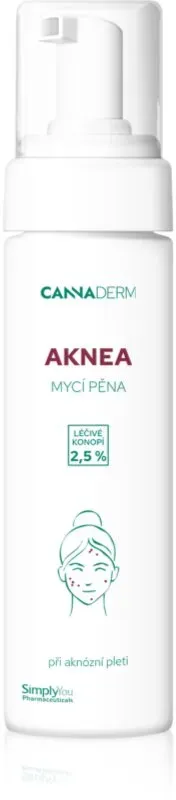 Cannaderm Aknea Washing Foam Reinigungsschaum für unreine Haut 180 ml