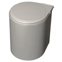 Victory Einbau-Abfallsammler 13 l Silbergrau