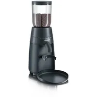 GRAEF CM702 - Elektrische Kaffeemühle, Bohnenbehälter 250 g, Herausnehmbares Edelstahl-Kegelmahlwerk, 24 Mahlgrade, Kaffeemühle Siebträger, Bis 12 Tassen Filterkaffee, Aromaschonendes Mahlen, Schwarz