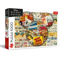 Trefl 10904 Disney 1000 Teile-Mickey Mouse Comic-Puzzle, für Erwachsene und Kinder ab 14 Jahren, Mehrfarbig