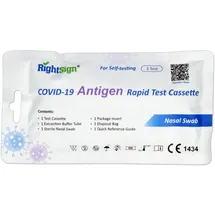 ExactSign Corona Schnelltest Selbsttest COVID19 Antigen Test 1 St.
