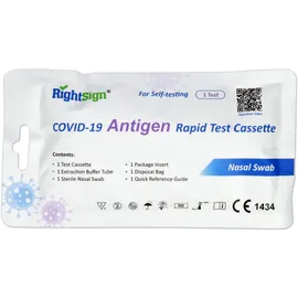 ExactSign Corona Schnelltest Selbsttest COVID19 Antigen Test 1 St.