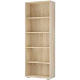 CASARIA Bücherregal Vela 60 x 190 x 28 cm Braun