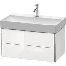 Duravit XSquare Waschtischunterschrank, 2 Schubkästen, Betongrau matt