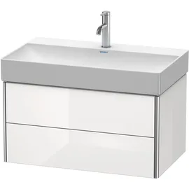 Duravit XSquare Waschtischunterschrank, 2 Schubkästen, Betongrau matt