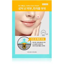 Holika Holika AC Mild Yellow Spot Pflaster für problematische Haut gegen gelbe Flecken 15 St.
