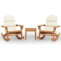 vidaXL 3-tlg. Garten-Lounge-Set Akazie braun