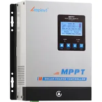 Mppt solar Charge Controller, 12v/24v/36v/48v Auto Battery Charger, max 150v solar in, Compatible with Sealed, Gel, Flooded, and Lithium Batteries (AP-60A, mppt solar controller, 10, ap-60)