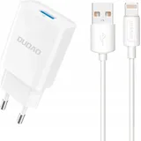 DUDAO USB-A auf Lightning 2,1 A 2 m Weiß