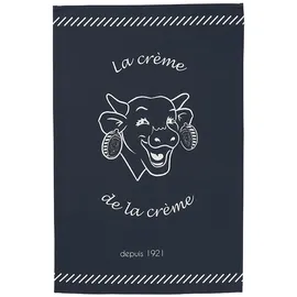 COUCKE Geschirrtuch, Bedruckt, aus Baumwolle, 50 x 75 cm, Motiv: Kuh Qui lacht, Creme der Creme