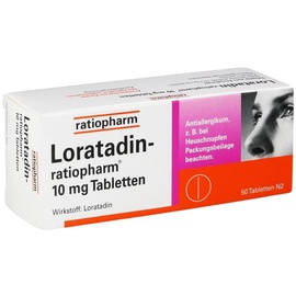 Ratiopharm LORATADIN-ratiopharm 10 mg Tabletten 50 St