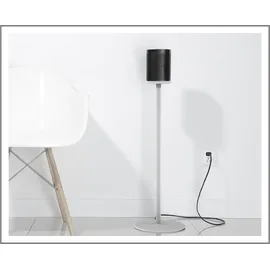 conecto CC50596 2er-Set Premium Standfuß für SONOS ONE + SONOS PLAY:1 mit Kabelmanagement, Höhe: 71,6cm, Traglast: max. 3,0kg, weiß