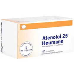 Atenolol 25 Heumann Filmtabletten 100 St