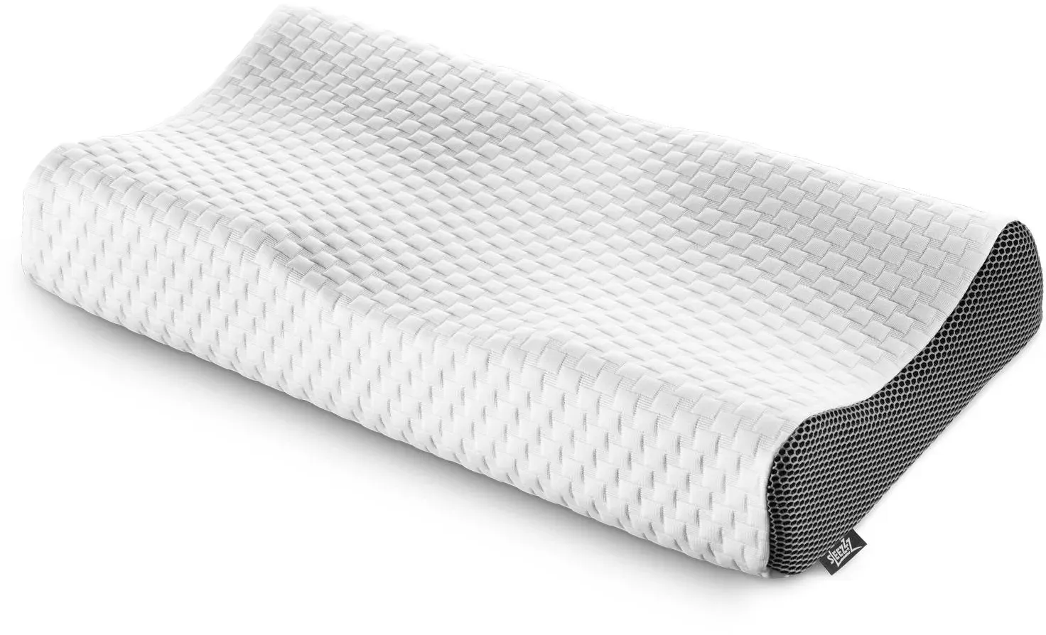 Sleezzz Premium orthopädisches Gel-Effekt Nackenstützkissen 32 x 60 cm