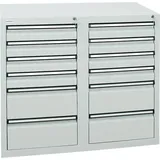 Schubladenschrank STS2 900x1000x500 7035/7035 7112607