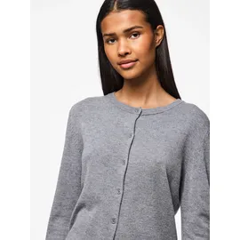 Pieces PCNORA LS O-NECK KNIT CARDIGAN NOOS BC Grau XS
