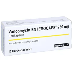VANCOMYCIN ENTEROCAPS 250 mg Hartkapseln 12 St