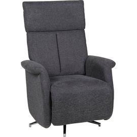 Duo Collection TV-Sessel »Thompson mit stufenloser Einstellung der Rückenlehne, Relaxfunktion«, und Taschenfederkern mit Stahlwellenunterfederung, 360 Grad drehbar grau