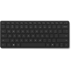 Microsoft Designer Compact Keyboard, Kabellos, Bluetooth, QWERTY, Schwarz