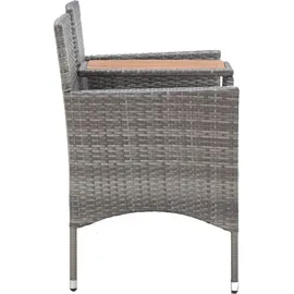 vidaXL 2-Sitzer-Gartenbank 143 x 0 x 0 cm Grau
