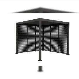 BEST Freizeitmöbel Louvre Seitenwand 113 cm anthrazit