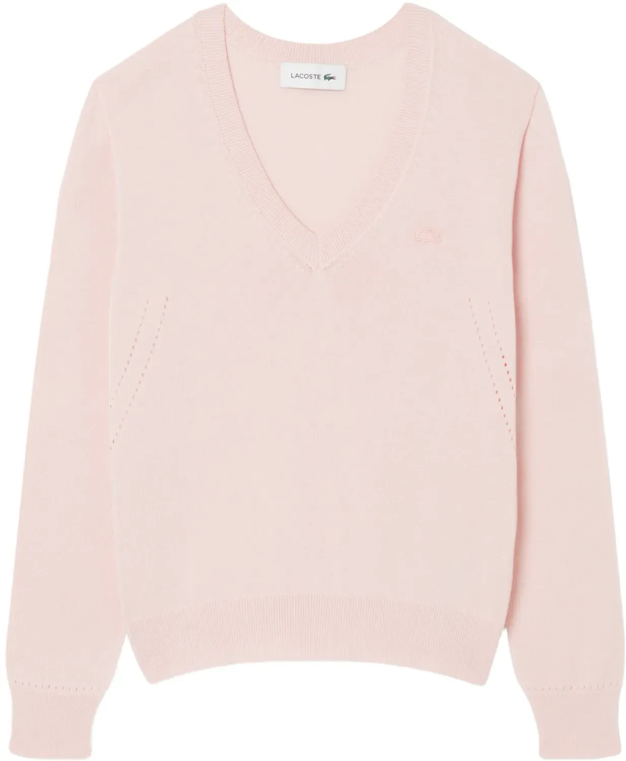 LACOSTE Pullover V Neck, rosa