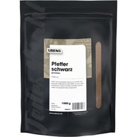 UBENA Pfeffer schwarz gemahlen im wiederverschließbaren Vorratsbeutel, 1er Pack (1 x 1 kg)