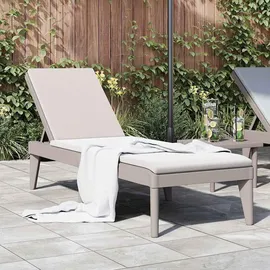 vidaXL Sonnenliege 186 x 60 x 29 cm Braun