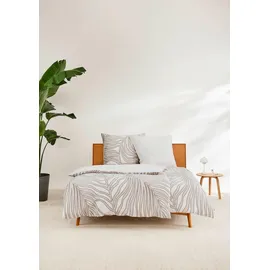 s.Oliver Satin-Bettwäsche Beige 155 x 220 cm + 80 x 80 cm