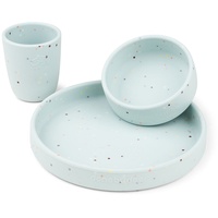 Done by Deer Silikon Abendessen Set Confetti blau 3