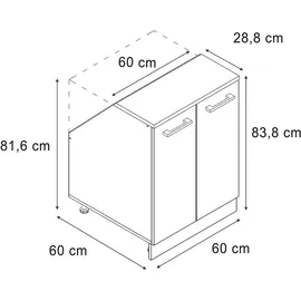 Vicco Rion 60 x 81,6 cm Weiß