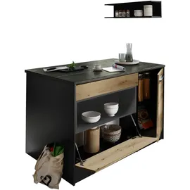 BASIC by Balculina Kochinsel JAZZ 145 x 90 x 90 cm Eiche