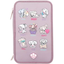 DEPESCHE TOPModel 3-Fach Federtasche LED Hunde Stimmungsbarometer